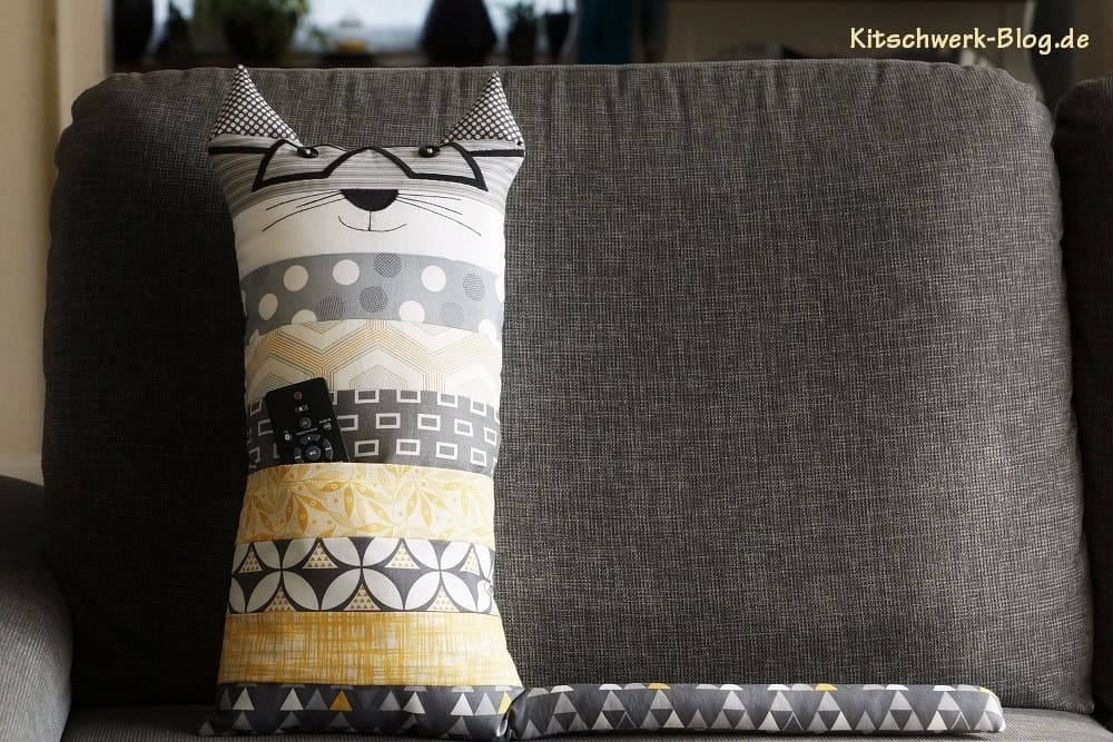 DIY: Kissen: „Fernsehkatze“