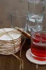 [DIY] Maritime Glas-Untersetzer mit Sand