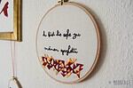 DIY Stickrahmen: Gestickt eingefädelt!