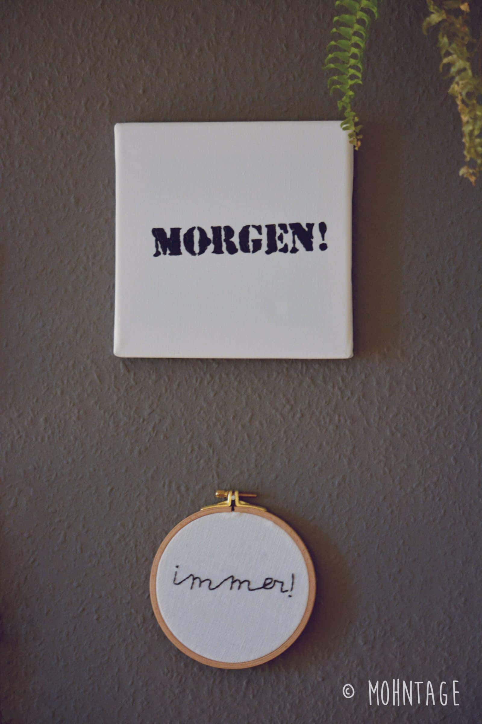 DIY Stickrahmen: Gestickt eingefädelt!