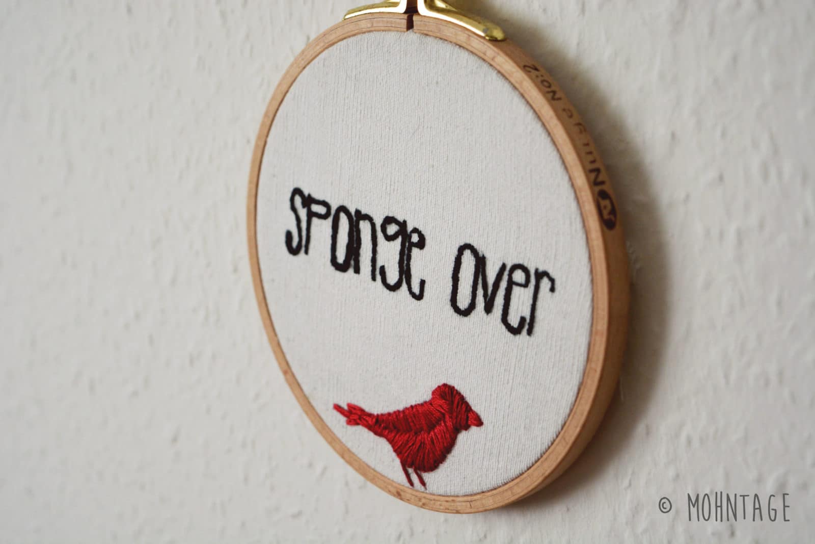 DIY Stickrahmen: Gestickt eingefädelt!