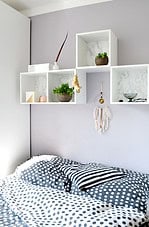 Edle DIY Wandregale im Marmorlook