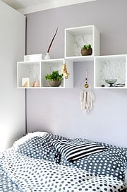 Edle DIY Wandregale im Marmorlook