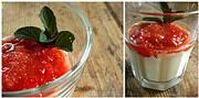 Erdbeer Jogurt mit Pfefferminz