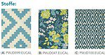 Flora Shopper – Blau