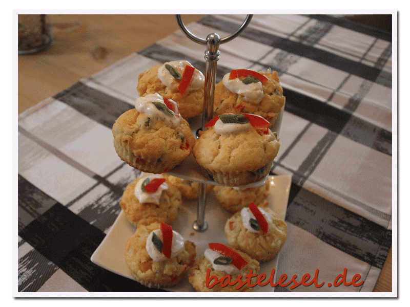 Herzhafte Käsemuffins