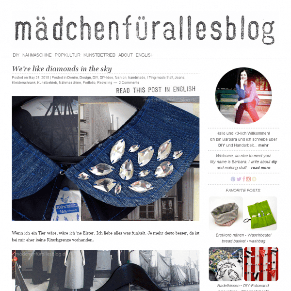mädchenfürallesblog | I love handmade – Aus Liebe zur Handarbeit