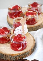 Käsekuchen im Gläschen