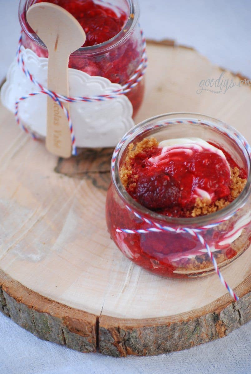 Käsekuchen im Gläschen