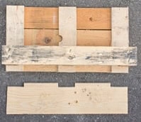 Küchenregal aus Paletten