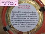 Keksbackmischung im Glas