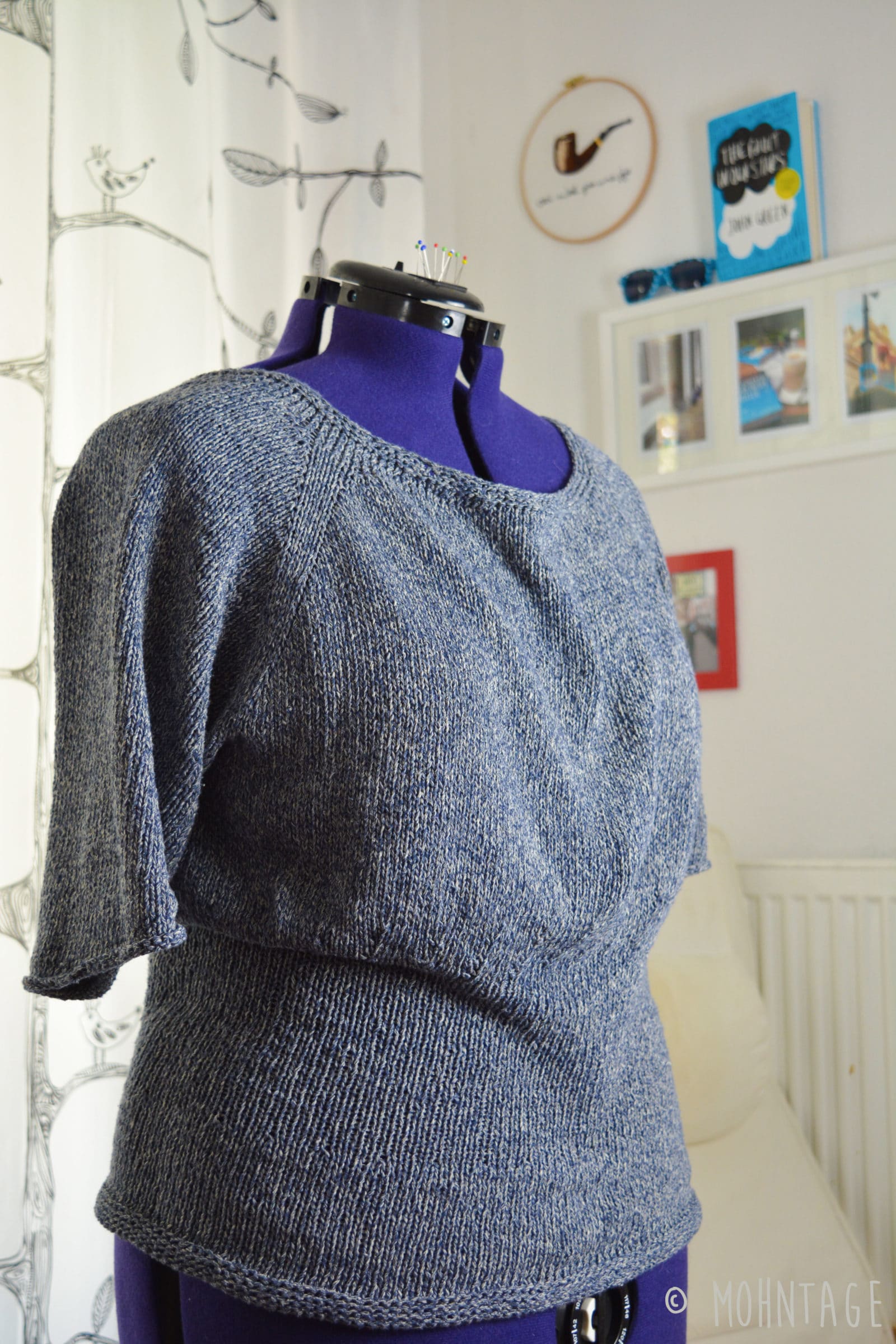 Leinen los … Raglan-Sommerpulli aus Leinen