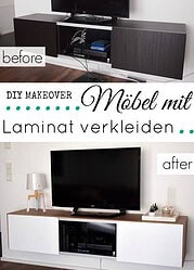 Möbel mit Laminat verkleiden auf Tobeyoutiful