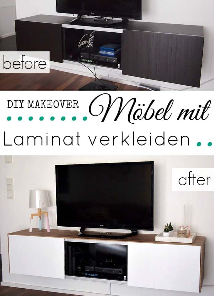 Möbel mit Laminat verkleiden auf Tobeyoutiful