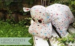 Nilpferdkissen Nähanleitung