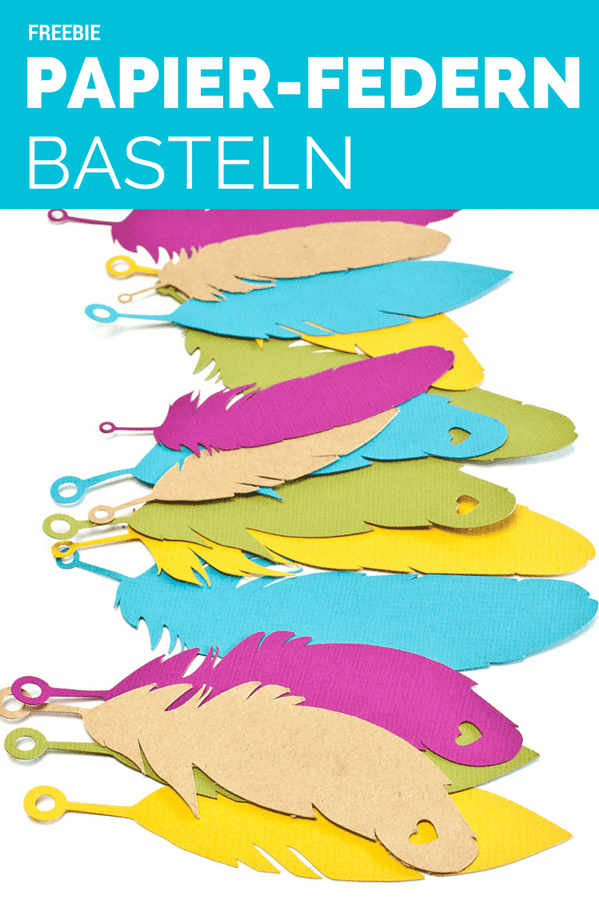 Papier-Federn basteln