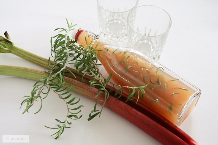 Rezept – Rhabarber Limonade