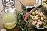 Rezept – Rhabarber Limonade