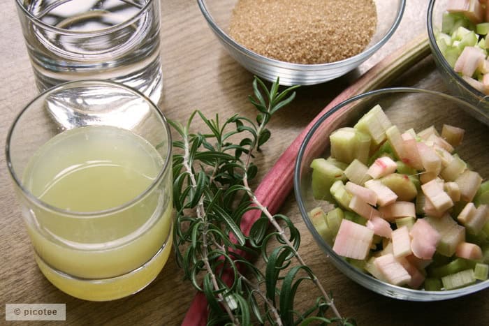 Rezept – Rhabarber Limonade