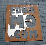 Typografie-Schablone für den Stoffdruck selber herstellen