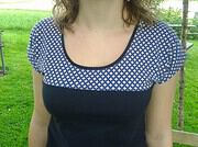 Shirt Danii mit geteiltem Vorderteil