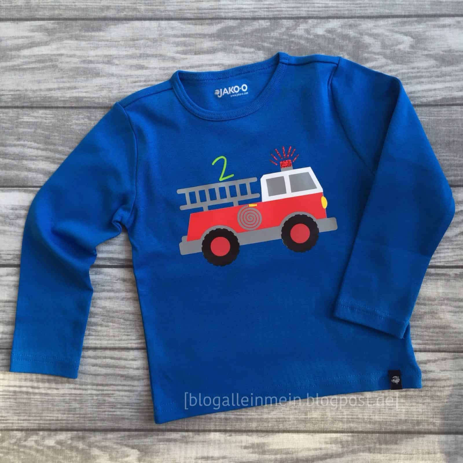 [ tutorial ] Mehrfarbiges Plotten Geburtstagsshirt Tatütata Feuerwehr