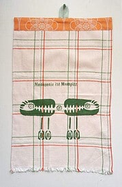 Upcycling-Idee für alte Tisch- und Bettwäsche
