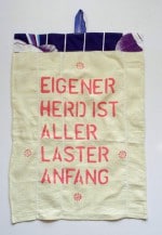 Upcycling-Idee für alte Tisch- und Bettwäsche
