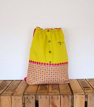 Upcycling Turnbeutel "Frühlingserwachen" Upcycling Turnbeutel "Frühlingserwachen"