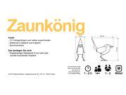 Zaunkönig aus Papier