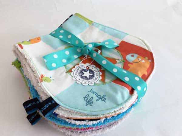 Baby-Spucktuch als Geschenk