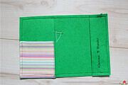 Buchhülle aus Filz