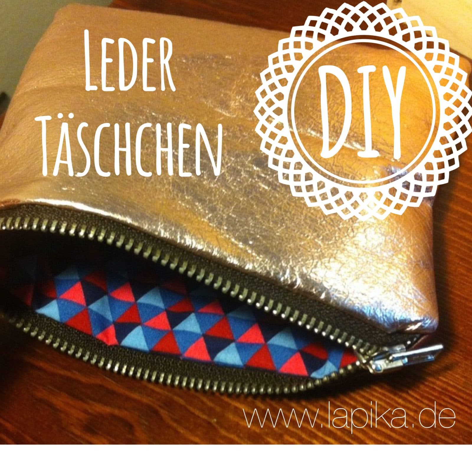 Praktisches Leder – Wende – Krimskrams – Täschchen