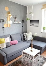DIY: frisch lackierter Bambus Tisch