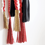 diy Leder-Quasten