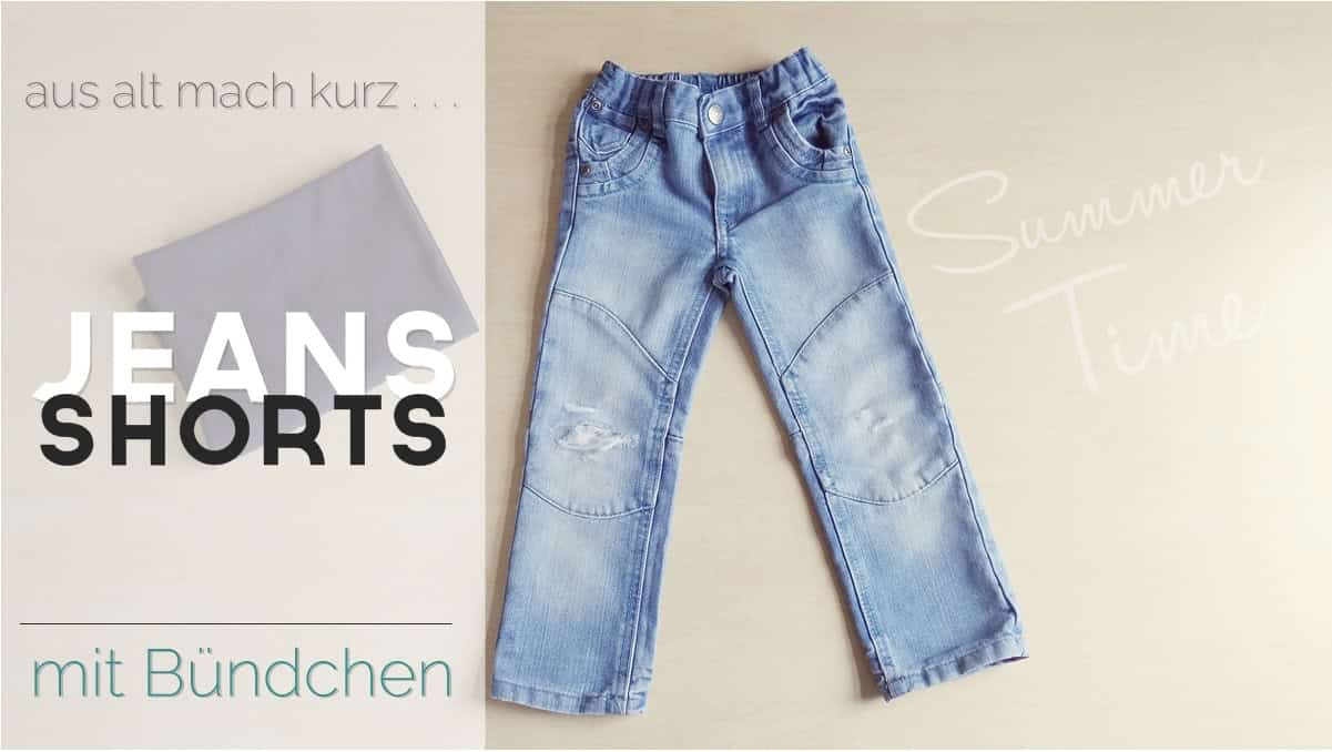 DIY | Schnelle Jeans-Shorts mit Bündchen