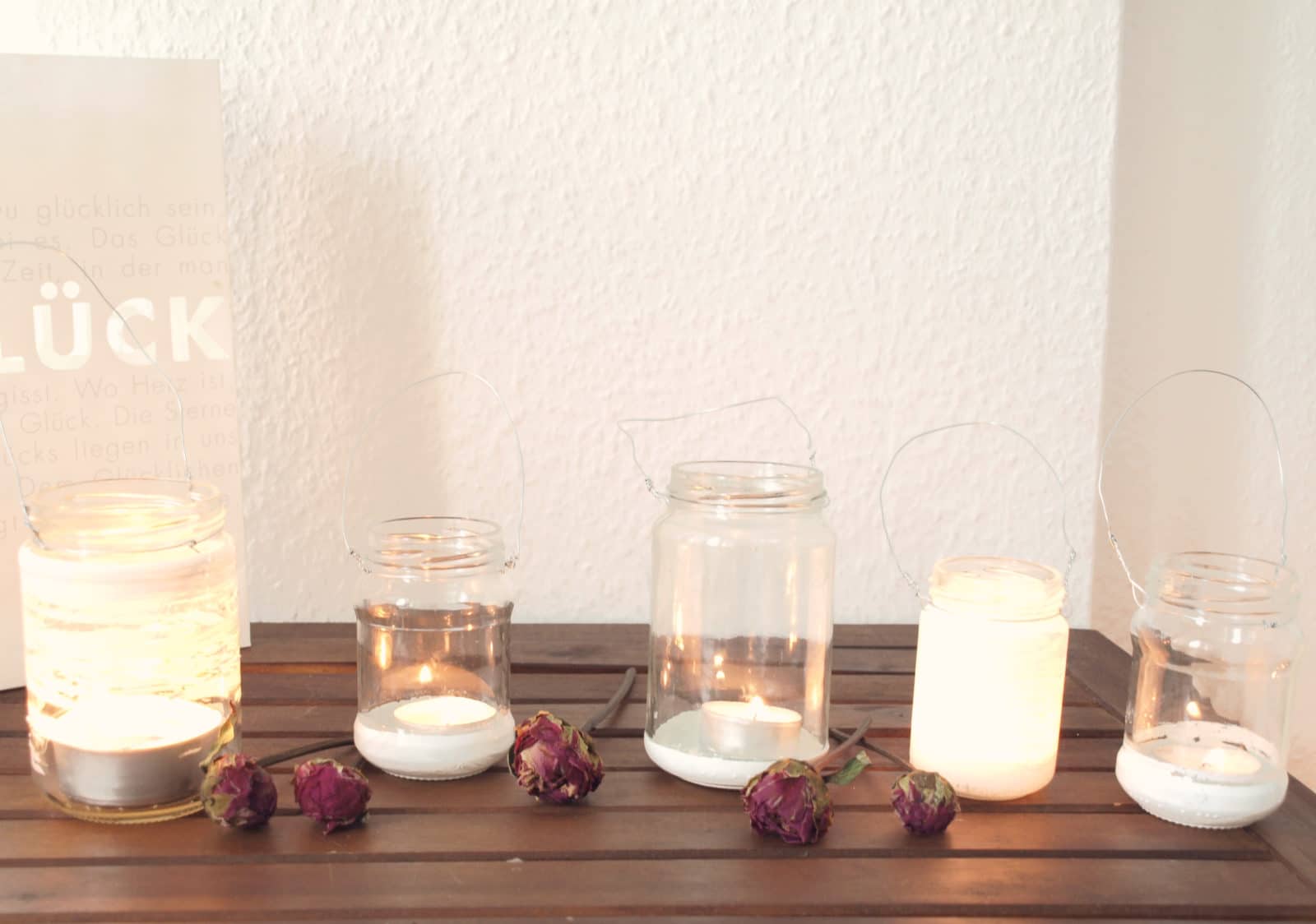 DIY upcycling Windlichter