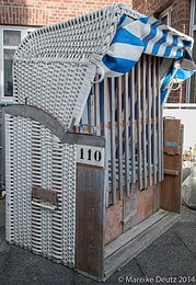 Einen Strandkorb neu beziehen