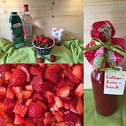 Erdbeer-Lime-Drink