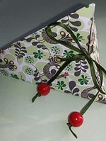 Geschenkschachtel, Dreiecksschachtel
