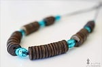 Hippie-Style Knopfkette