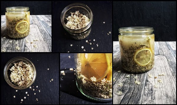Holunderblüten-Sirup mit einem Hauch von Zitrone.