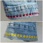 Jeansjacken upcycling