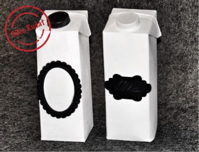 Milchtüten Geschenkverpackung