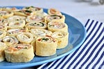Dreierlei herzhafte Pfannkuchenröllchen