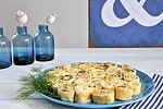 Dreierlei herzhafte Pfannkuchenröllchen