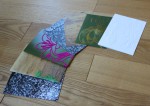 Glückwunschkarten aus alten Zeitschriften & Passepartout für den passenden Ausschnitt