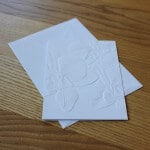 Glückwunschkarten aus alten Zeitschriften & Passepartout für den passenden Ausschnitt