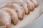 Rezept – Rhabarber Mürbeteig Taschen