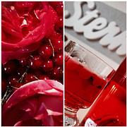 Rosen sind rot…Johannisbeeren auch: Johannisbeermarmelade mit Rosenlikör